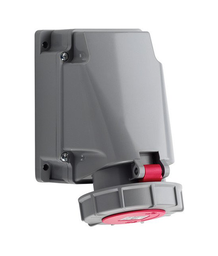 [D53S36] CEE wandstopcontact IP67 5P/63A 400V rood