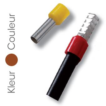 [G25] Embout de câble bruin 25mm² - L = 16mm