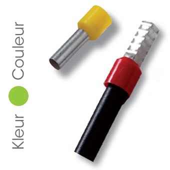 [G50] Embout de câble vert olive 50mm² - L = 20mm