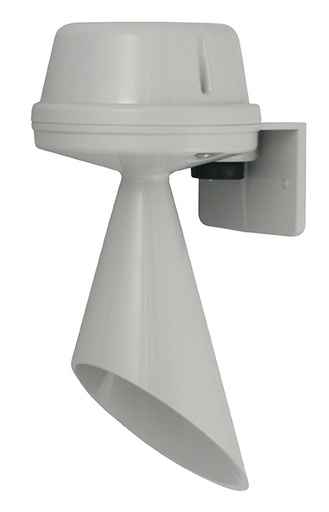 [H100T230G] Signal horn, max. 100dB @ 1m, 40-260V AC/DC, grey