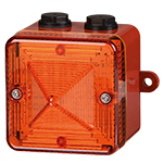 [L101LACMR/A] LED baken │ 48-230V AC/DC │ amber │ met bevestigingsogen