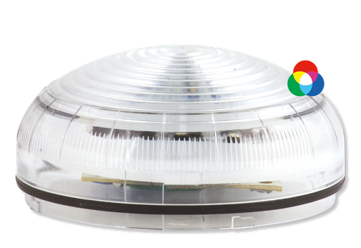 [PL302] LED light module | Flashing/steady | RGB | Fresnel lens