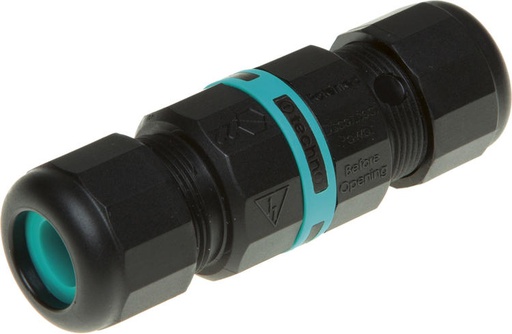 [TH391.B] 2-way IP68 mini-verbinder, 4-poles, max. 4mm², Ø5-12mm