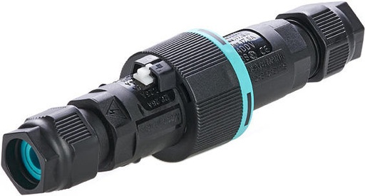 [TH405.B] Stekker et fiche femelle IP68, 3 pôles, max. 2,5mm², Ø6-14mm