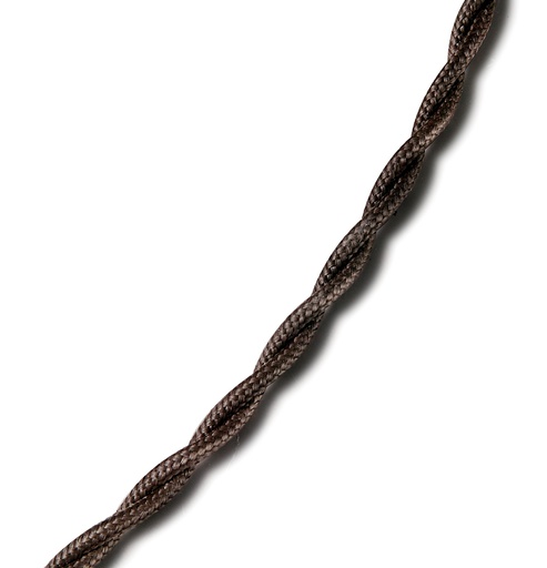 [30.975.03.2] Garby fireproof cable 3x2,5mm² 750V PVC wires FIB braiding brown 50m