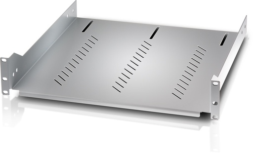 [19-SH-MOD-470MM-2] 19'' shelf with perforation 450 mm 2U modemshelf