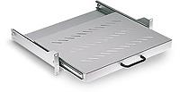 [19-SH-TEL-350MM-1] 19" uitschuifbaar legbord D470mm grijs