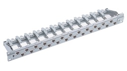 [FRN 812470] Panneau de brassage 19", 1U, 24xRJ45/s, Cat.5e, gris, rempli
