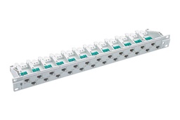 [FRN 812471] Panneau de brassage 19", 1U, 24xRJ45/u, Cat.5e, gris, rempli