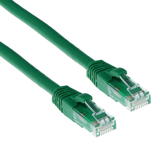 [IB2701] Câble de raccordement│ UTP │ CAT6A │ snagless │ RJ45 │ vert │ 1m