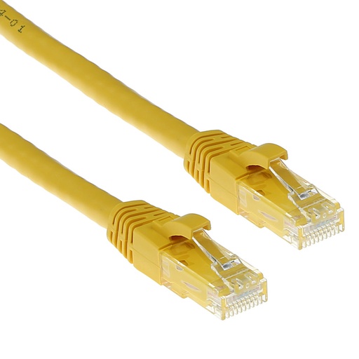 [IB2802] ACT patchkabel │ UTP │ CAT6A │ snagless │ RJ45 │ geel │ 2m