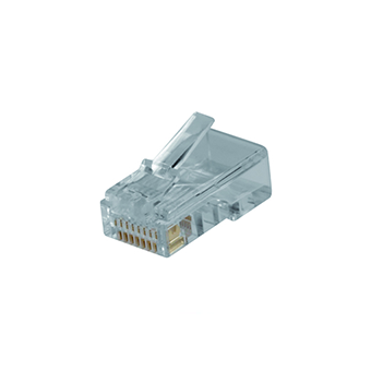 [TD108] Rj45 plug │ 8p8c │ modular flat cable │ (25 pieces)