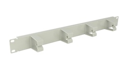 [CCS-2011017] 19'' rangeerpaneel 1U vier beugels grijs RAL 7035