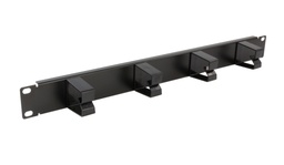 [CCS-2011018] 19'' shunting panel 1U four rings black RAL 9005