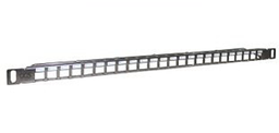 [CCS-2002048] 19" 1U patch panel 24 ports, Cat.6A, unloaded