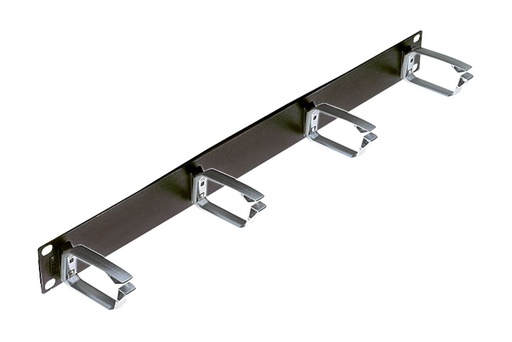 [FRN 802948] 19" rangeerpaneel 1U zwart 70mm metalen ring