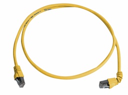 [L00001A0162] Cordon de brassage S/FTP Cat.6A, 2,0m MP8 FS600, LSZH, jaune
