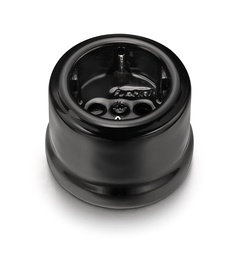 [30.202.27.2] Garby prise de courant avec contact latéral de terre Schuko 16A/250V tout porcelaine noir
