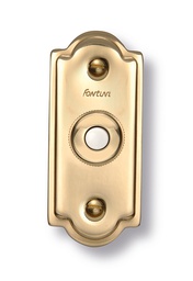 [14.010.50.2] Pisa push button 10A/250V with frame gold