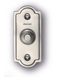 [14.010.51.2] Pisa push button 10A/250V with frame nickel