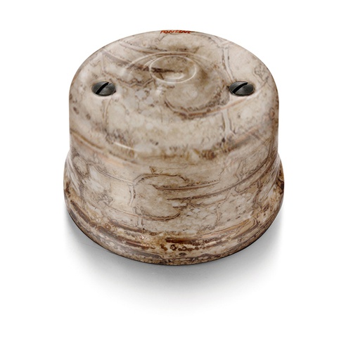 [30.656.15.2] Garby couvercle aveugle porcelaine décor reggia