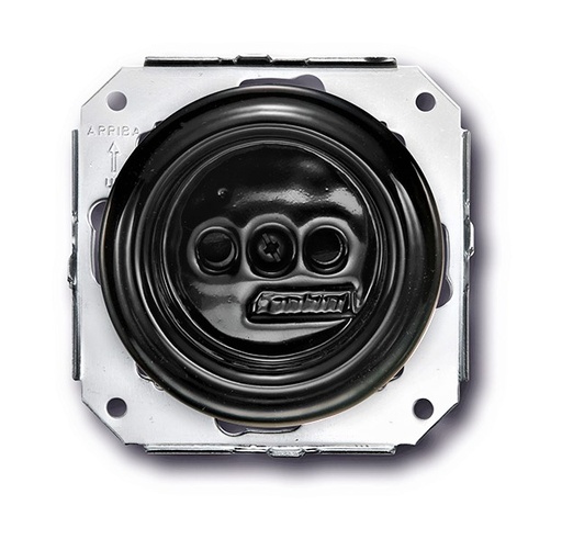 [31.209.02.2] Garby Colonial socket without earth 16A/250V plastic black