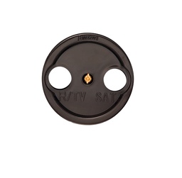 [35.715.03.2] Venezia TV/SAT couvercle PVC marron