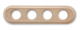 [35.804.00.2] Venezia plaque de finition oval 4 modules sans vernis