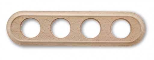 [35.804.00.2] Venezia plaque de finition oval 4 modules sans vernis