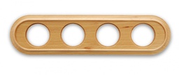 [35.804.15.2] Venezia plaque de finition oval 4 modules eik