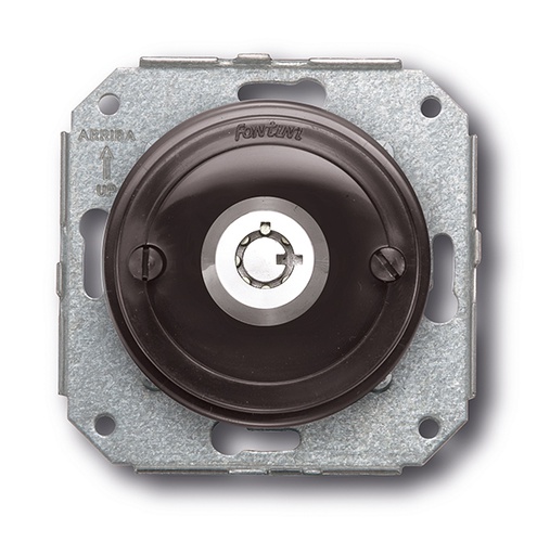 [35.906.03.2] Venezia switch with key brown