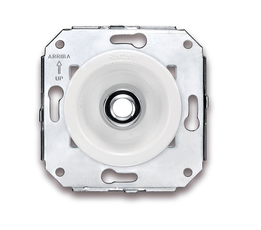 [35.927.26.2] Venezia sortie de câble blanc/chromé