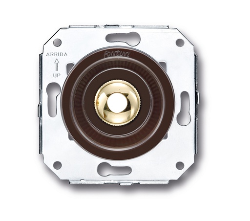 [35.927.54.2] Venezia kabeluitgang bruin/verguld