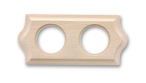 [36.802.00.2] Venezia plaque de finition classique 2 modules sans vernis