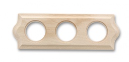 [36.803.00.2] Venezia frame classic 3 elements unvarnished