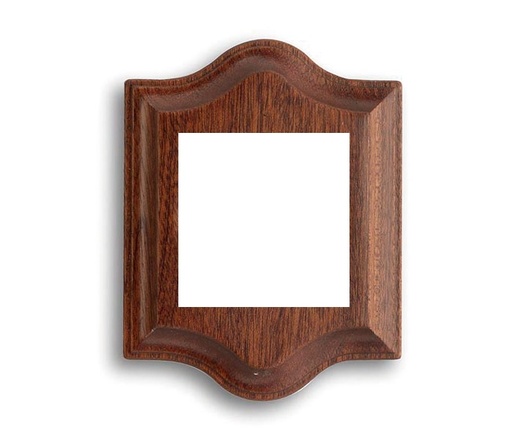 [36.821.16.2] Venezia plaque de finition classique/carré 1 module Sapelly