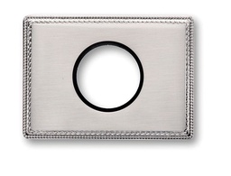 [39.801.51.2] Venezia frame 1 element nickel