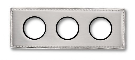 [39.803.51.2] Venezia frame 3 elements nickel