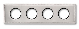 [39.804.51.2] Venezia frame 4 elements nickel