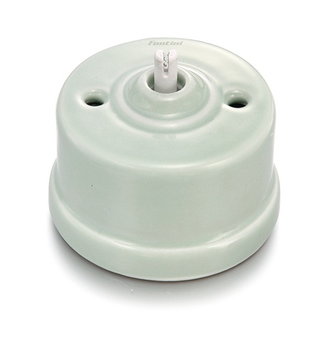 [30.304.86.1] Garby intermediate switch 10A/250V porcelain Vert ille