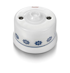 [30.656.61.2] Garby blind cover porcelain decoration blue/silver