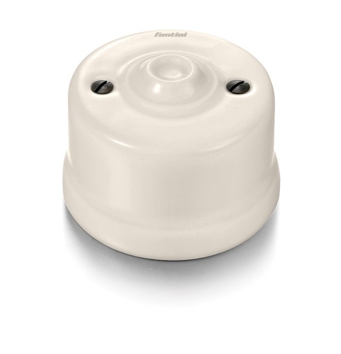 [30.656.88.2] Garby couvercle aveugle porcelaine Cru