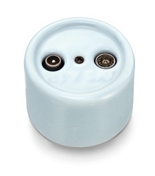 [30.714.85.2] Garby prise TV/SAT intermédiaire B porcelaine Coton