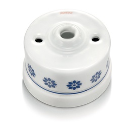 [30.927.61.2] Garby cable entry porcelain decoration blue/silver