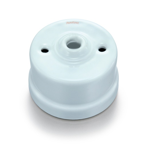 [30.927.85.2] Garby sortie de câble porcelaine décor Coton