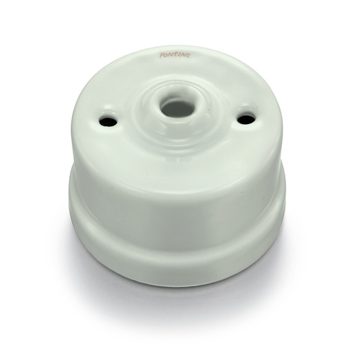 [30.927.86.2] Garby sortie de câble porcelaine décor Vert ille