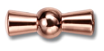 [30.967.31.7] Garby butterfly knob copper 5 pieces