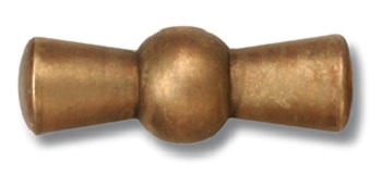[30.967.83.7] Garby vlinderknop brons 5 stuks