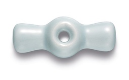 [30.967.85.7] Garby vlinderknop porselein Coton 5 stuks