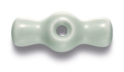 [30.967.86.7] Garby vlinderknop porselein Vert ille 5 stuks